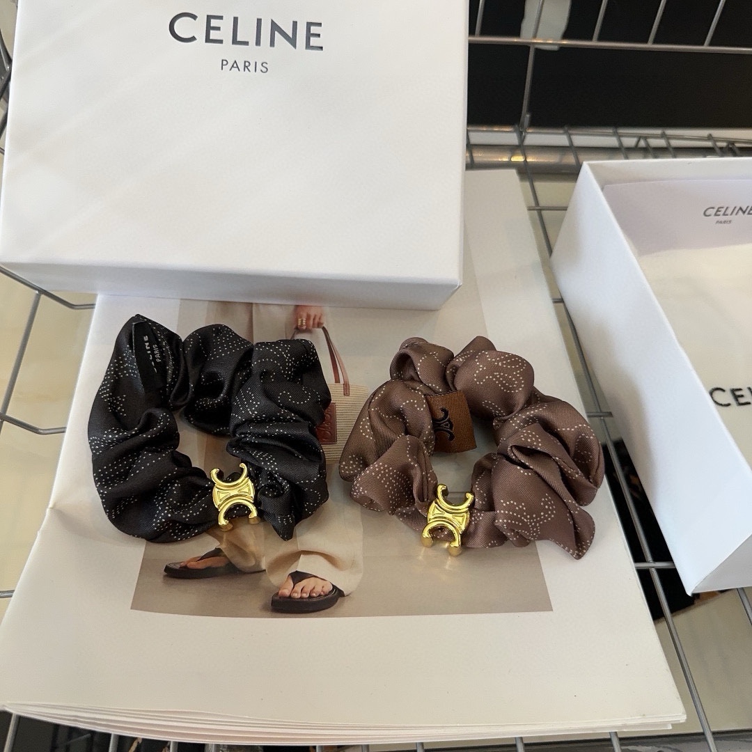 NO:279333,P with packaging box CELINE Arc de Triomphe hair ring, simple and practical, fashionable and fashionable!  Goddess must have hair accessories, hairpins, celine, celine, hairpins19860909P 配包装盒 CELINE（赛琳）凯旋门发圈,简单实用,时尚潮品！女神必备发饰,发夹,celine,celine,hairpins,accessory