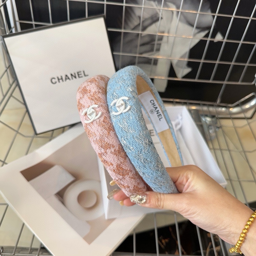 Chanel香奈儿新款发箍夏日小清新时尚潮品小仙女闭眼入