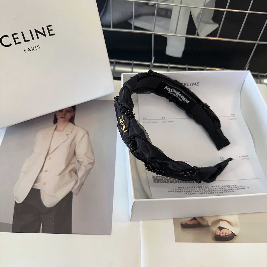 NO:281231,P with packaging box YSL (Saint Laurent) new headband, retro temperament and beauty, fashionable and versatile, super beautiful!  A must-have for young ladies…hair accessories, hairpins, saint laurent, saint laurent, hairpins19860909P 配包装盒 YSL（圣罗兰）新款发箍,复古气质美,时尚百搭,超级好看！小姐姐必备…发饰,发夹,saint laurent,saint laurent,hairpins,accessory