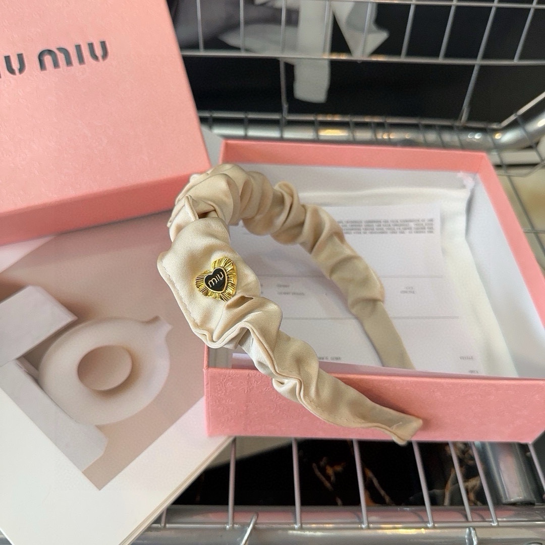 配包装盒miumiu新款发箍简单优雅实用百搭值得入手！黑白两色