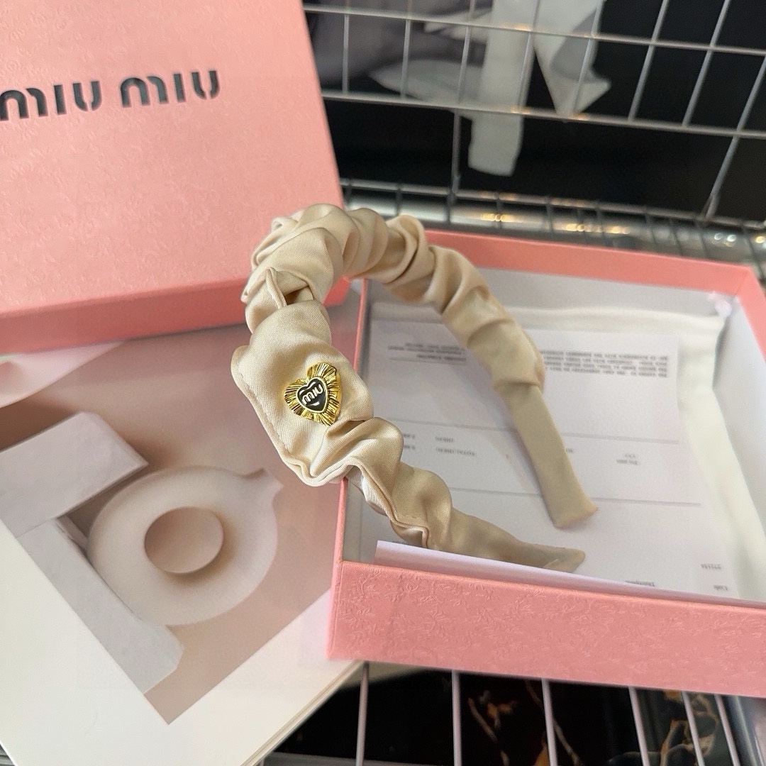 配包装盒miumiu新款发箍简单优雅实用百搭值得入手！黑白两色