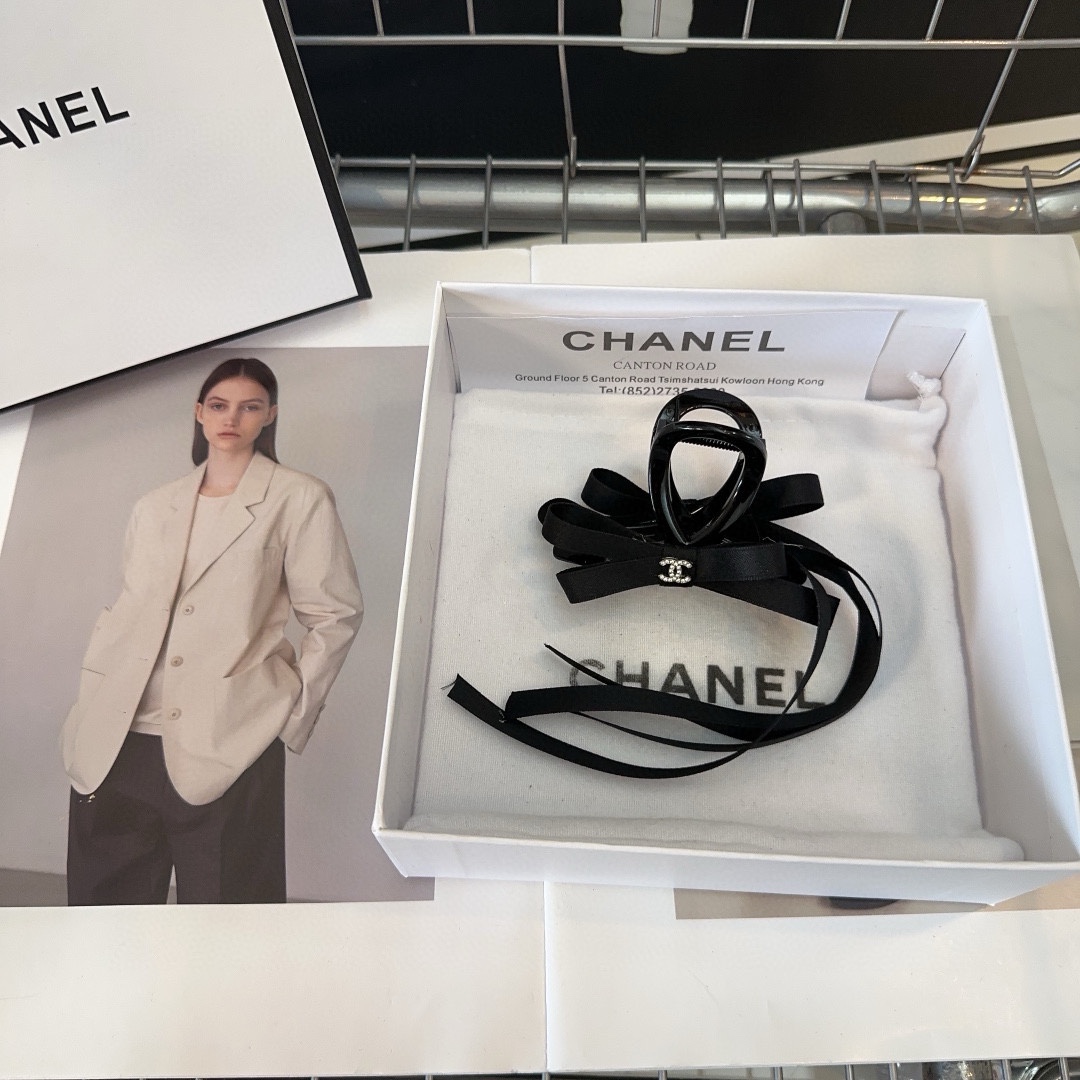 配包装盒Chanel香奈儿最新款小香抓夹时尚潮品名媛范儿十足！实物更好看小仙女必备