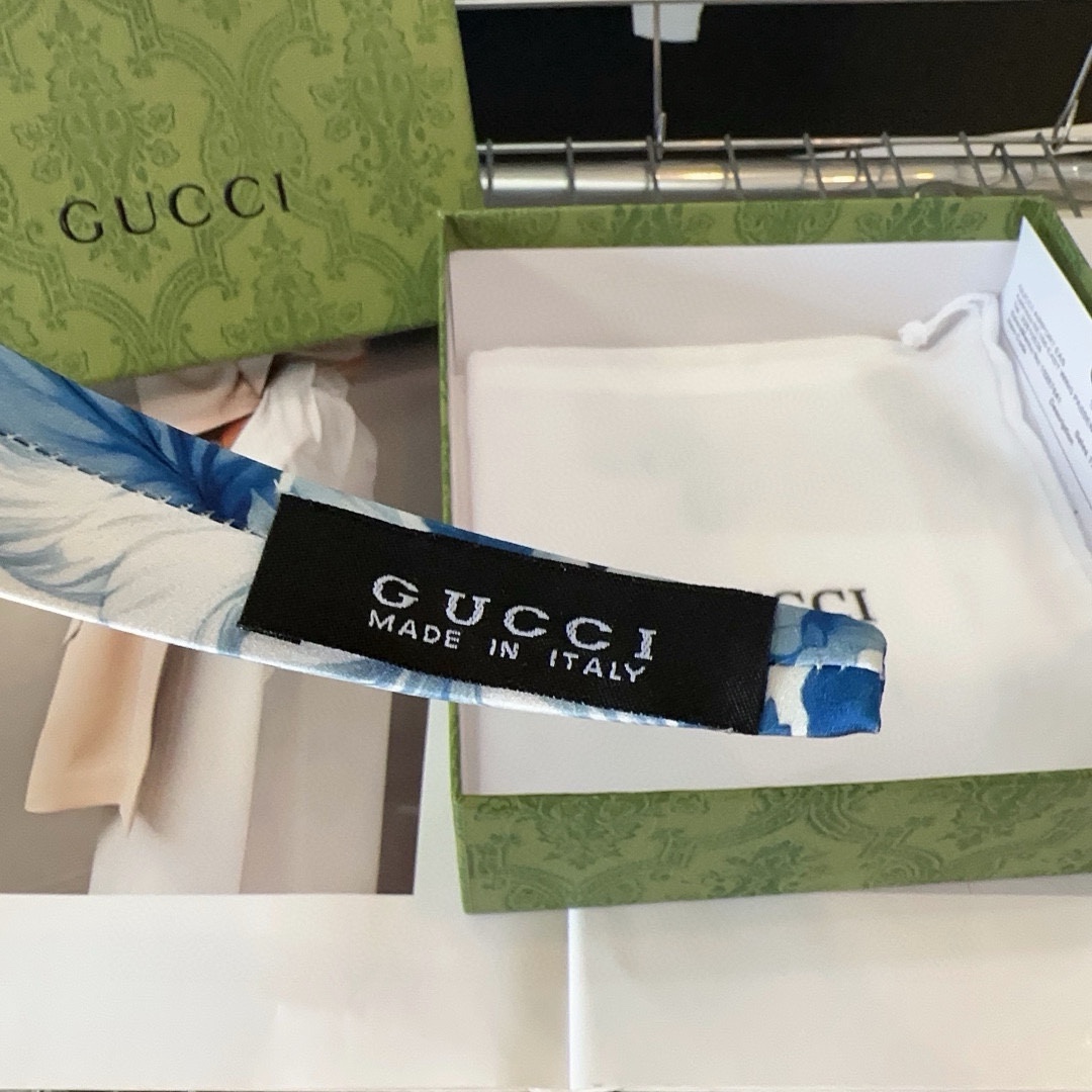 配包装盒Gucci古奇GG最新款发箍夏日新风采特别好看！小姐姐必备单品