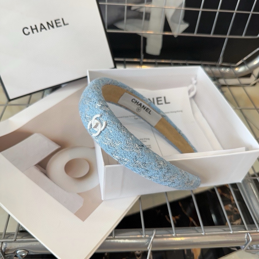 Chanel香奈儿新款发箍夏日小清新时尚潮品小仙女闭眼入