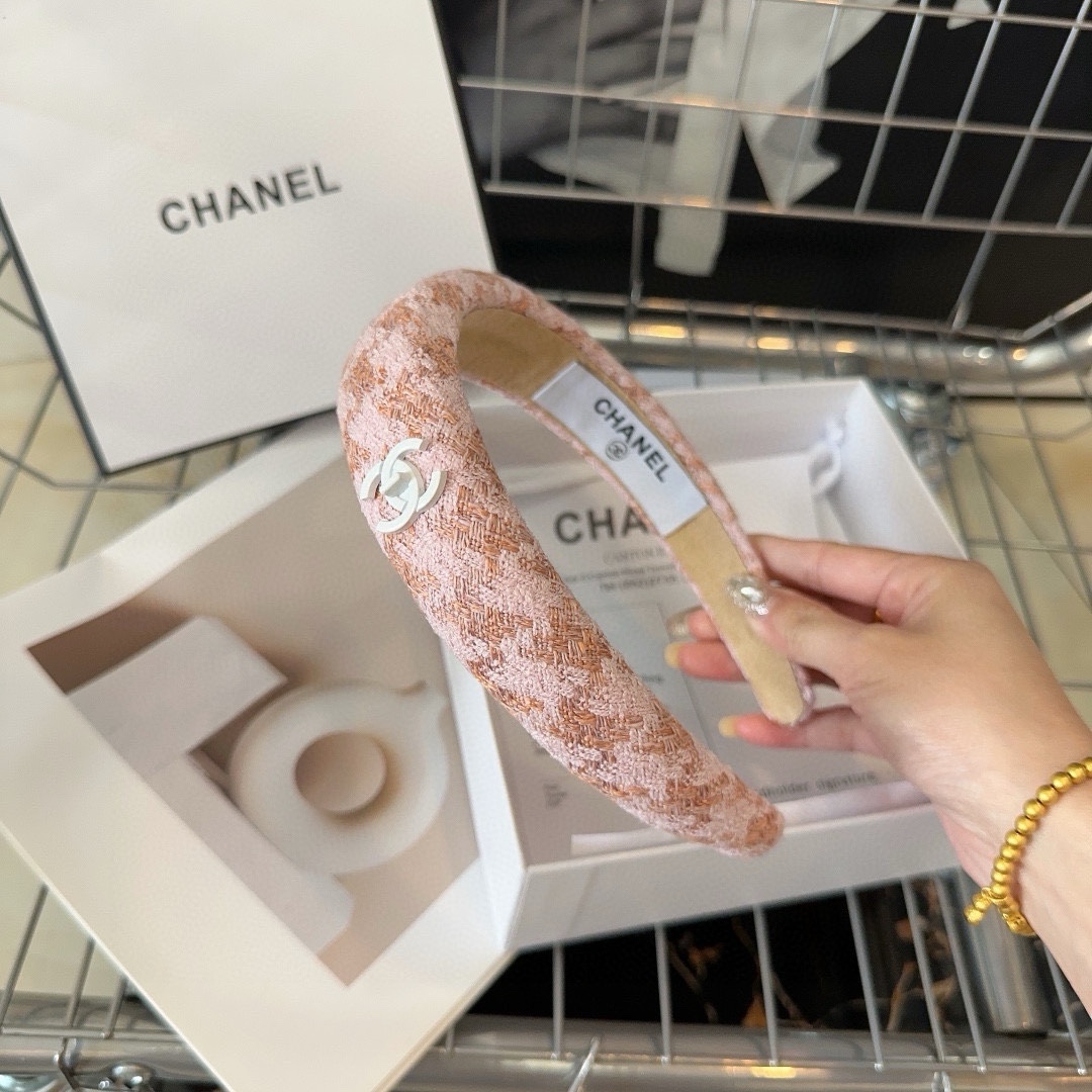 Chanel香奈儿新款发箍夏日小清新时尚潮品小仙女闭眼入