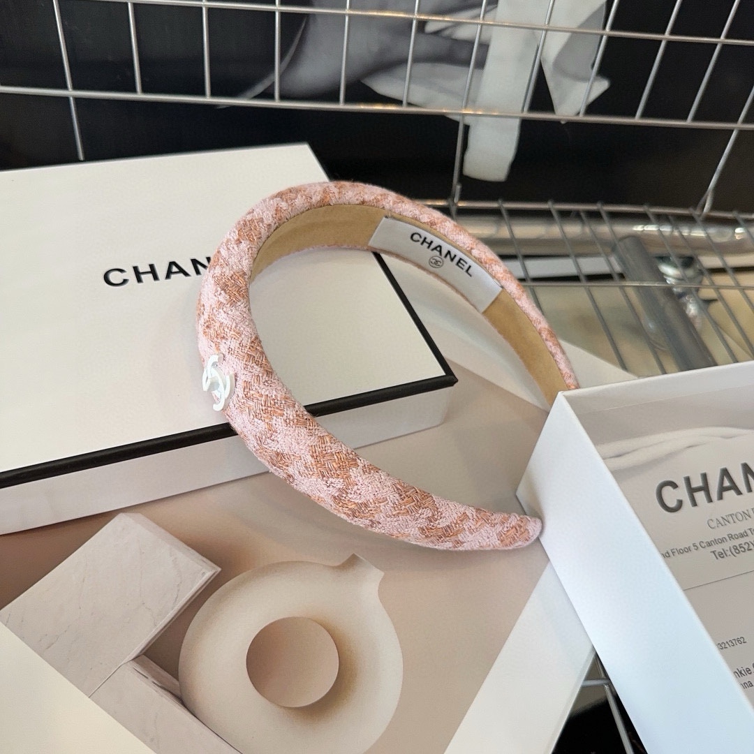 Chanel香奈儿新款发箍夏日小清新时尚潮品小仙女闭眼入