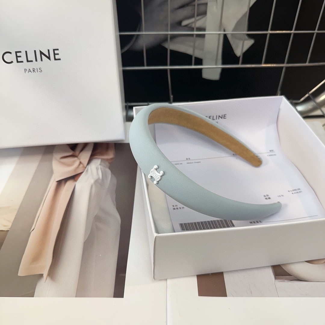 CELINE赛琳凯旋门新款发箍精致舒适非常时尚百搭！女神必备单品