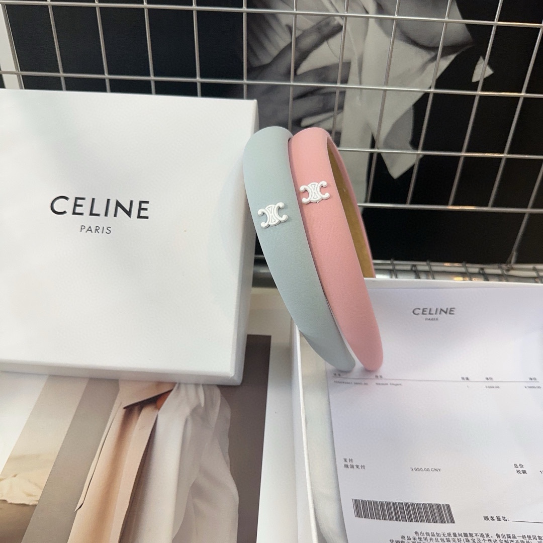 CELINE赛琳凯旋门新款发箍精致舒适非常时尚百搭！女神必备单品