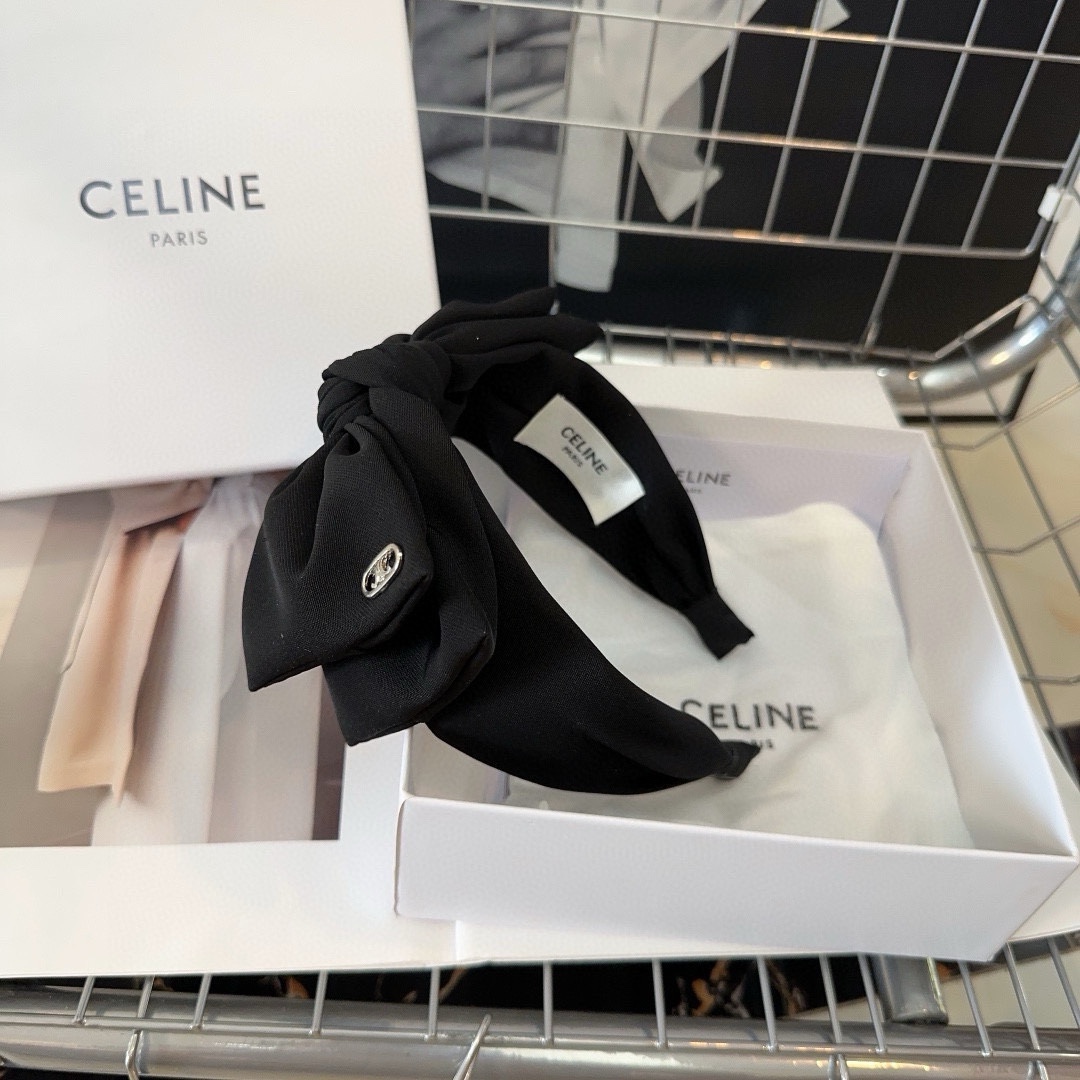 CELINE赛琳凯旋门新款发箍精致舒适非常时尚百搭！女神必备单品