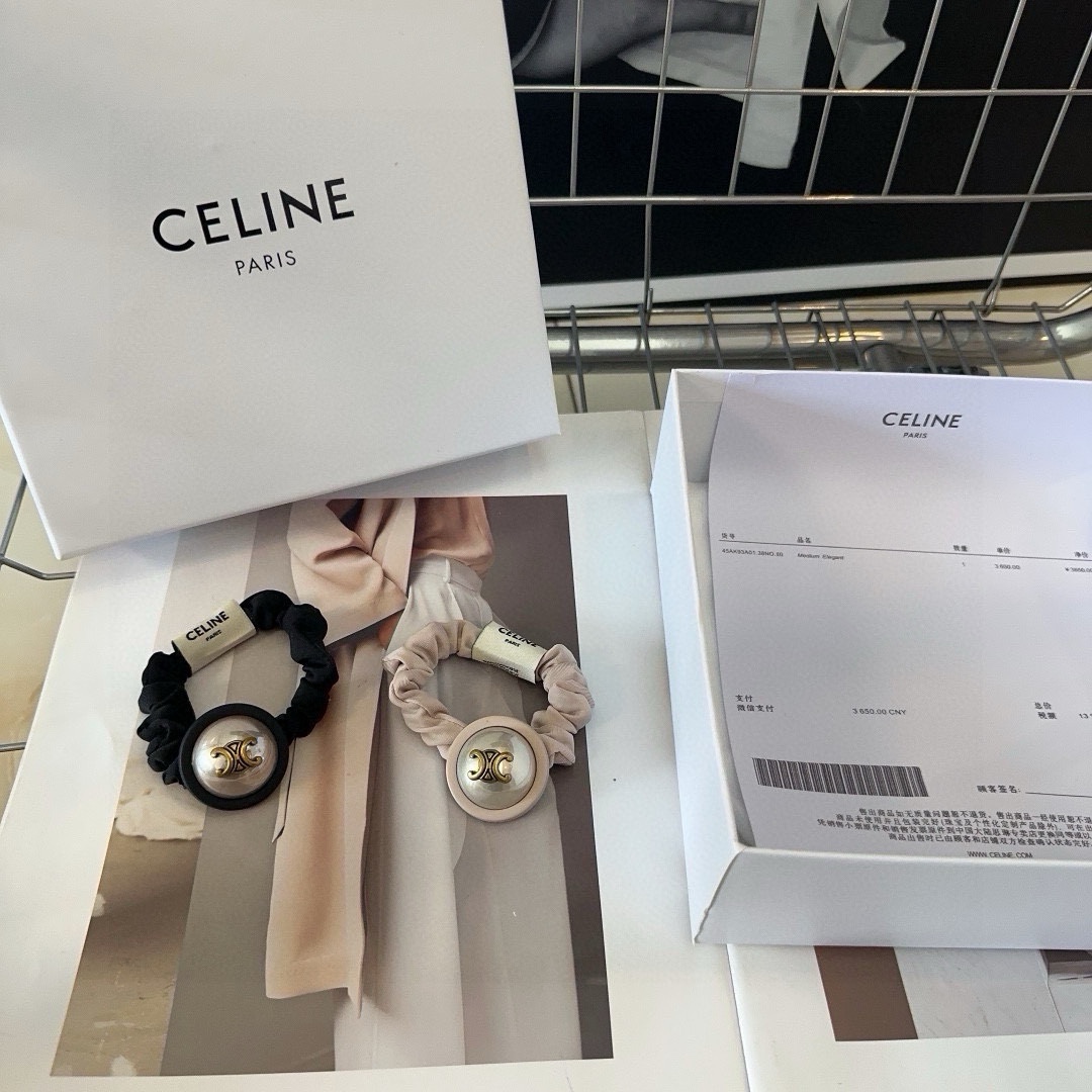 CELINE赛琳凯旋门新款发圈复古风十足甜酷女神必备单品