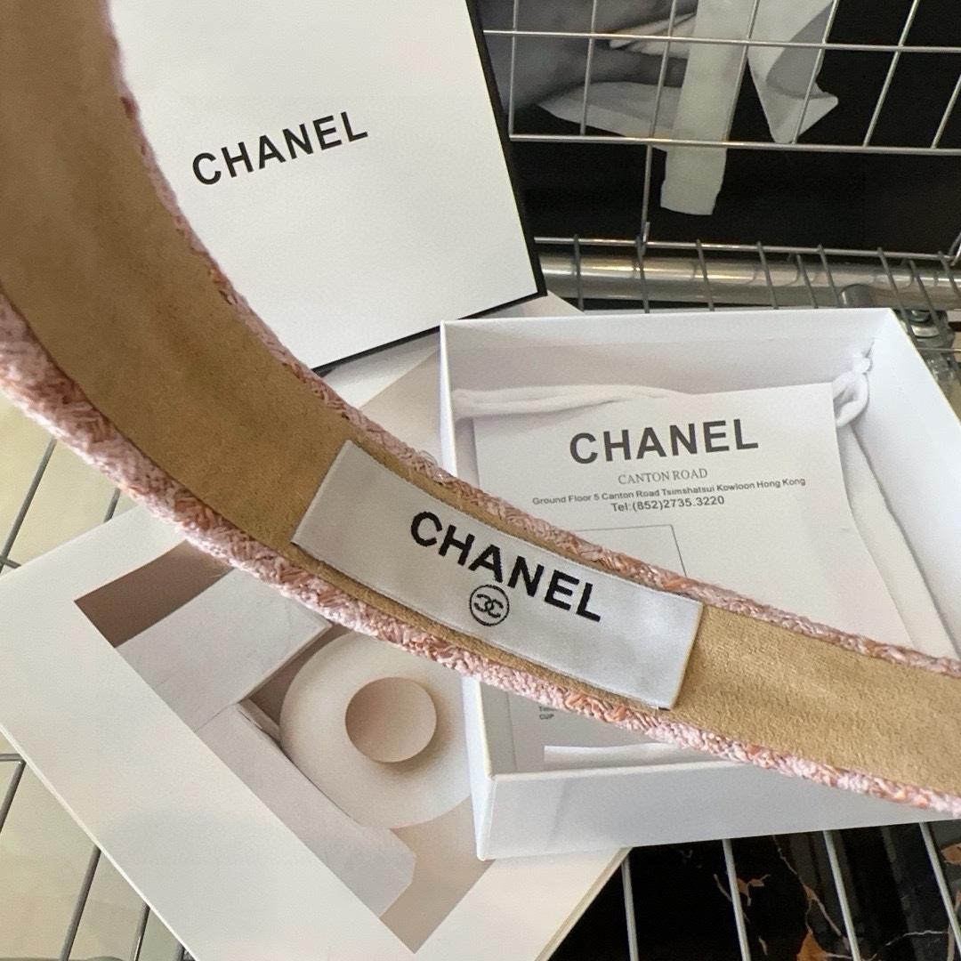 Chanel香奈儿新款发箍夏日小清新时尚潮品小仙女闭眼入