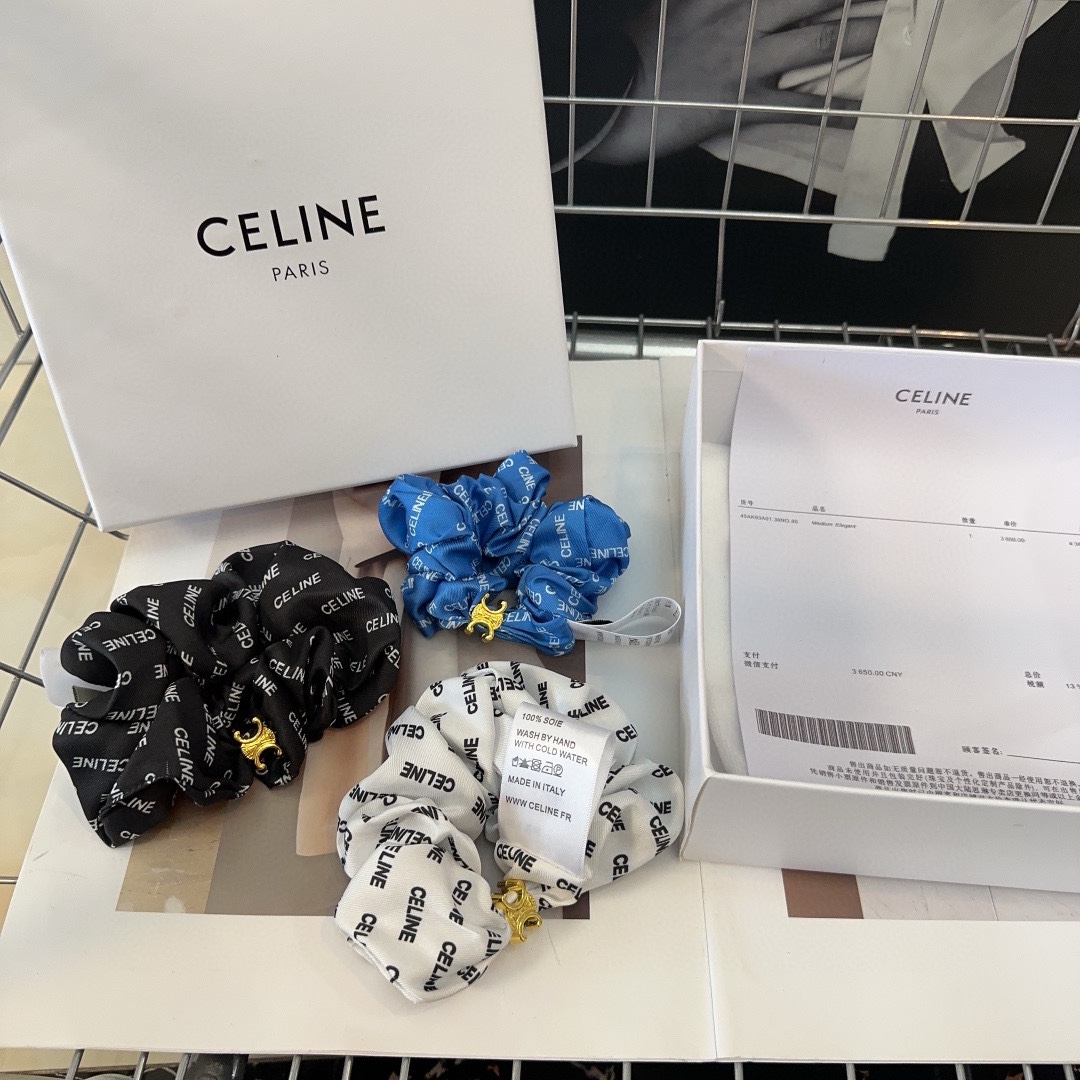 CELINE赛琳凯旋门发圈时尚潮流实用百搭小姐姐必备单品