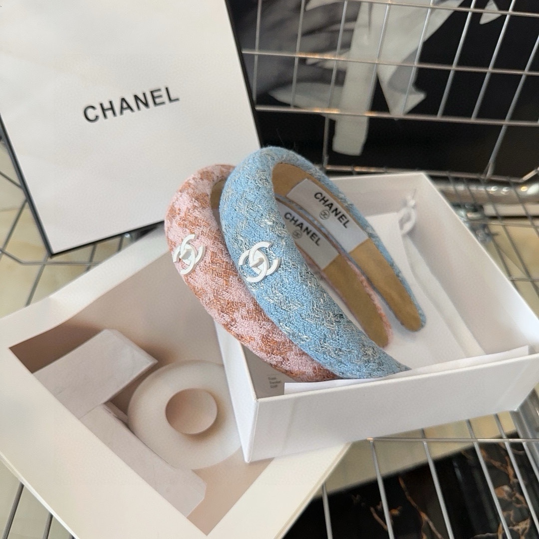 Chanel香奈儿新款发箍夏日小清新时尚潮品小仙女闭眼入