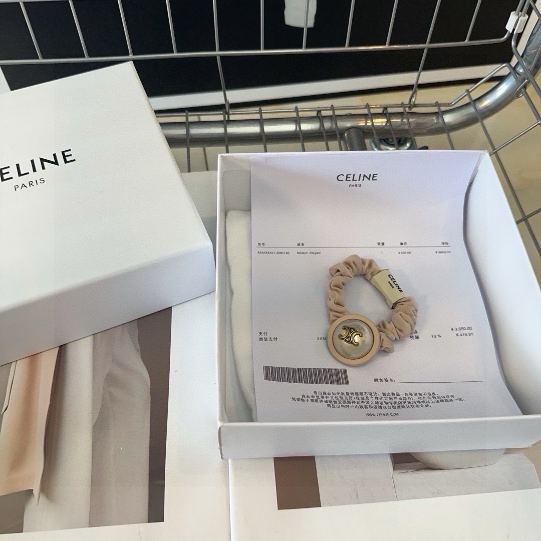 特批️CELINE赛琳凯旋门新款发圈复古风十足甜酷女神必备单品