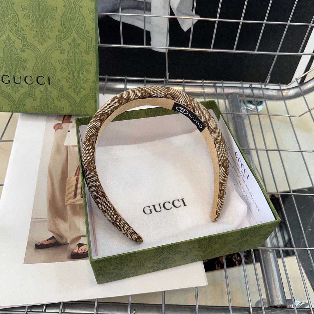 Gucci古奇GG字母发箍经典字母时尚百搭特别耐看永不过时