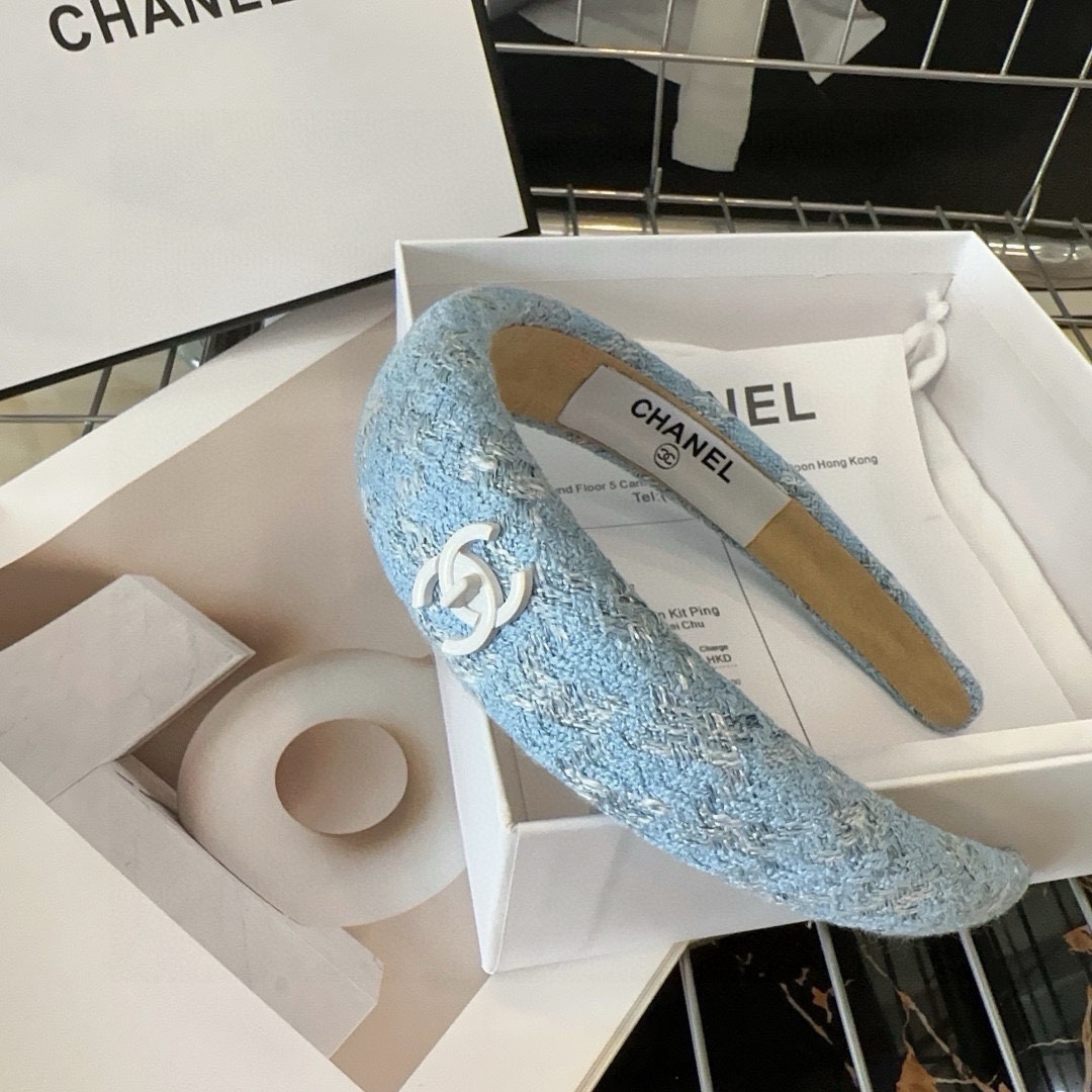 Chanel香奈儿新款发箍夏日小清新时尚潮品小仙女闭眼入