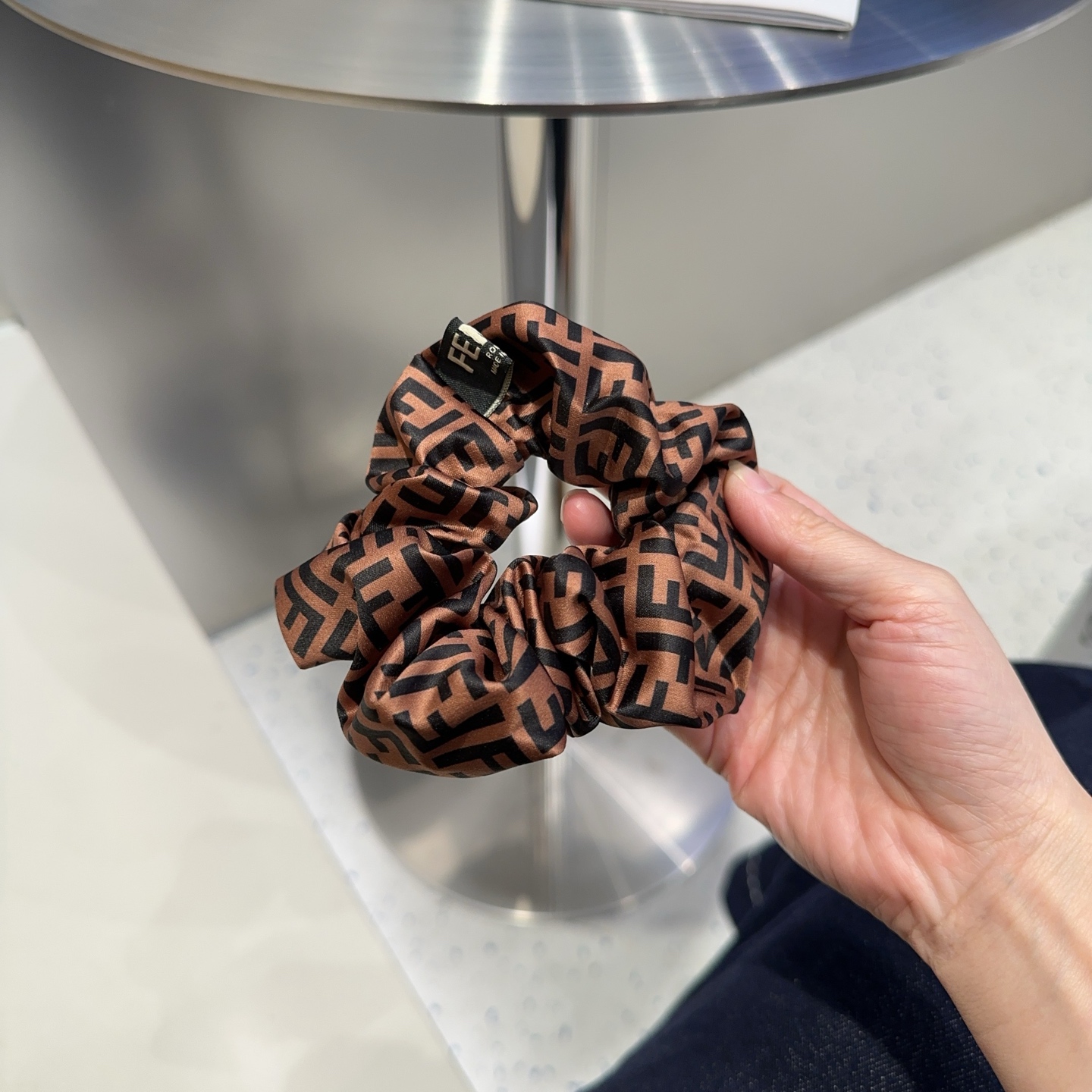 P 99 🎁 PACKAGING BOX FENDI (FENDY) CLASSIC F-CIRCLE, RETRO-TEMPERATURE, ALMOST PERFECT! MY SISTER CLOSED HER EYES.. - 图片 5