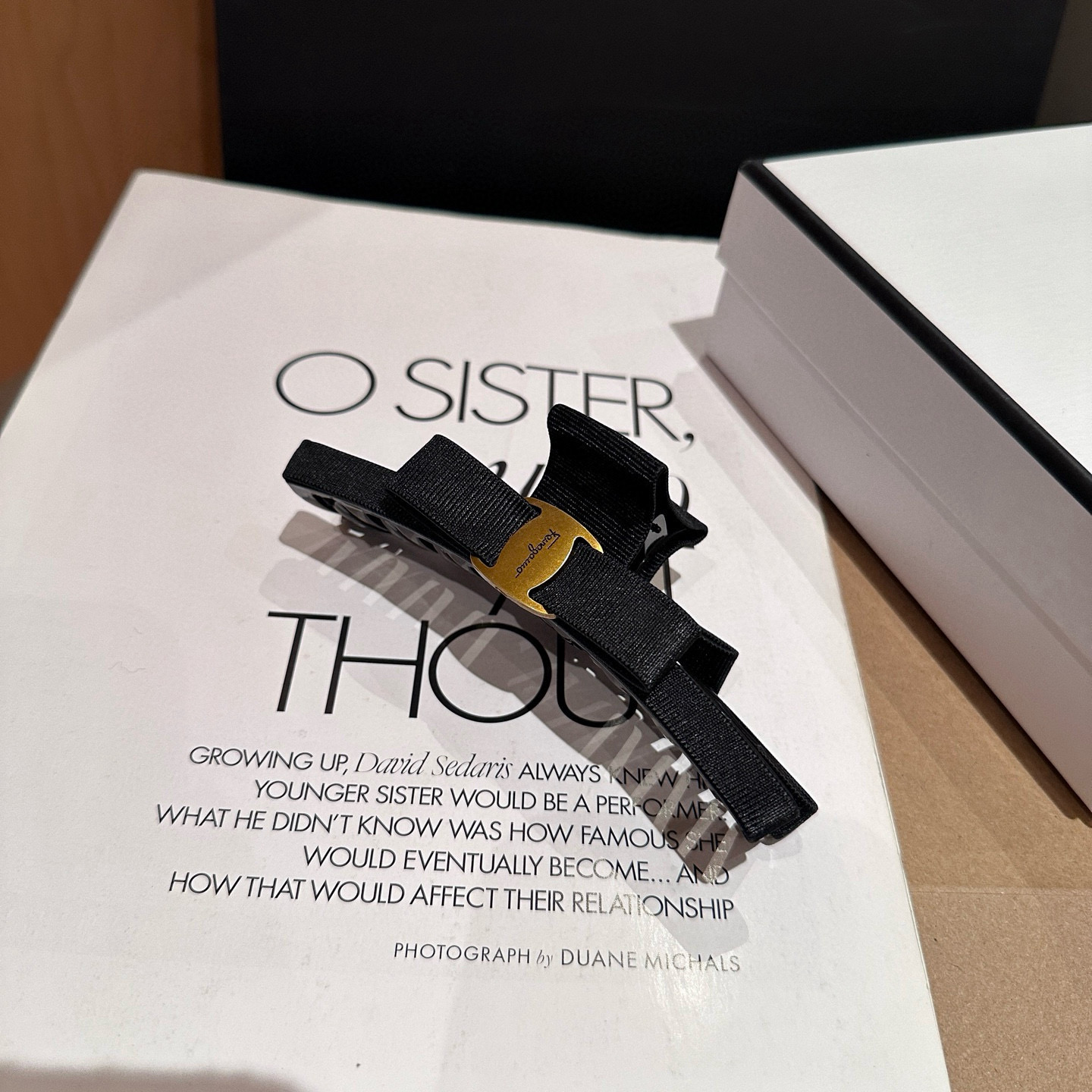 P 65🎁配包装盒
S F(菲拉格慕)爆款抓夹，超级好看！名媛范儿十足，小仙女必备&hellip;