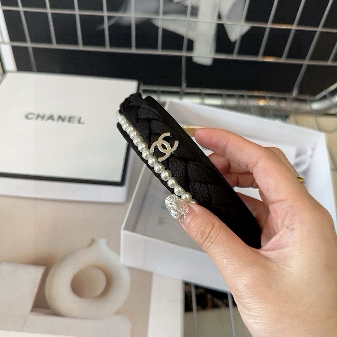 🎁配包装盒Chanel (香奈儿)新款小香发箍，时尚潮流，淑女风范，𠆤性百搭！女神必入哦