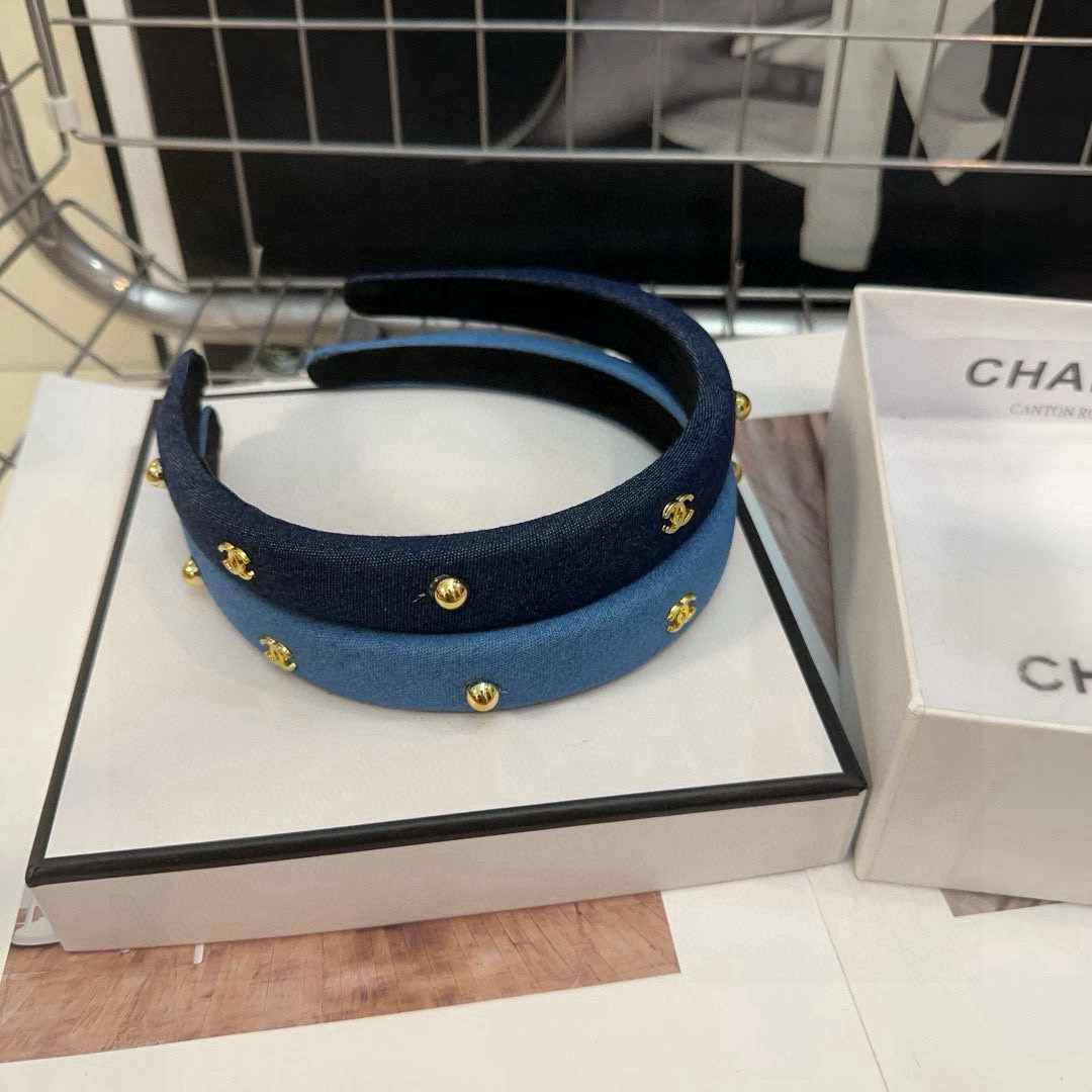 🎁配包装盒Chanel (香奈儿)最新款小香爆款发箍，超级好看！名媛范儿十足，小仙女必备…