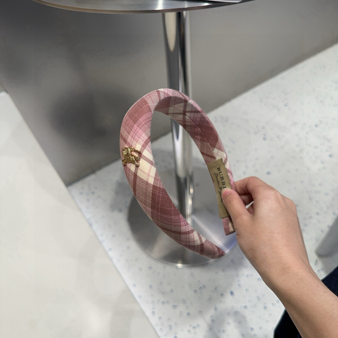 🎁配包装盒Burberry （巴宝莉）最新款格子发箍，时尚潮流，实用百搭，非常好看