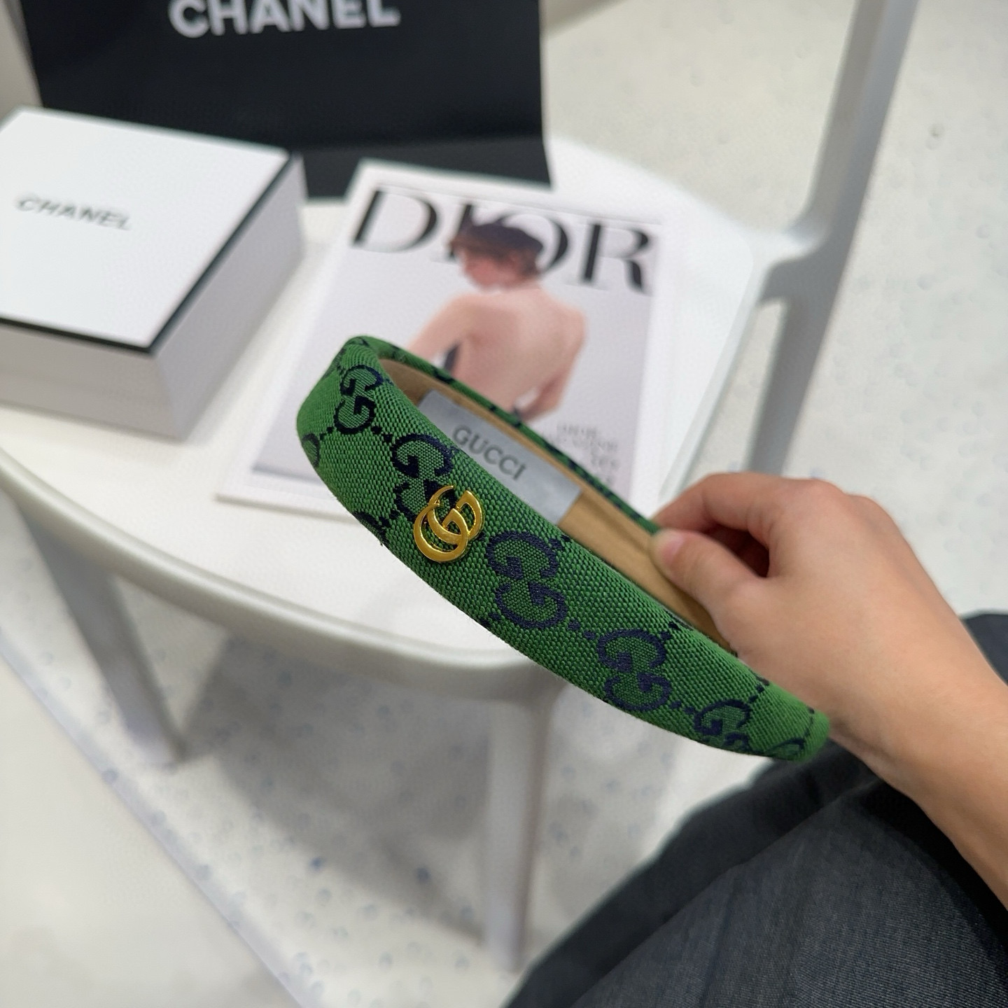 🎁配包装盒Gucci(古奇) GG字母发箍，经典字母，时尚百搭，特别耐看，永不过时…