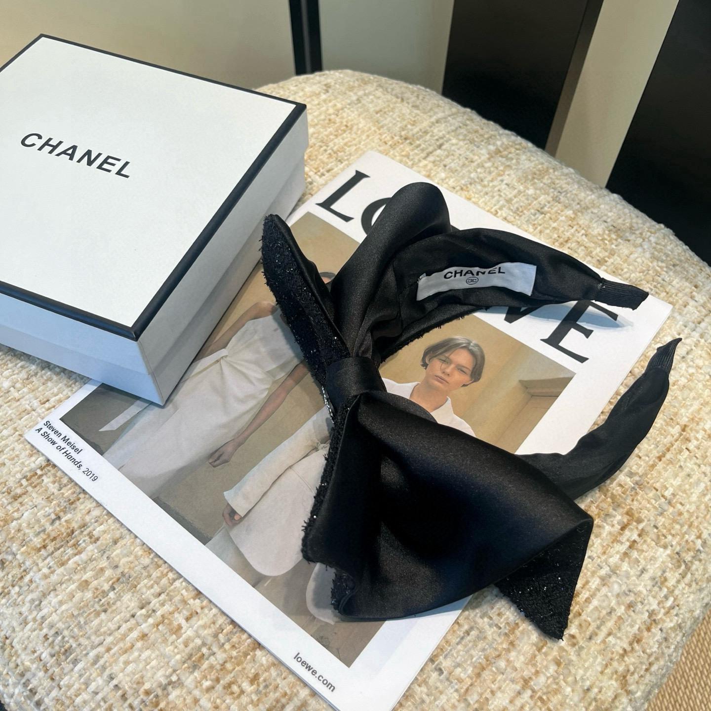 🎁配包装盒Chanel (香奈儿)最新款小香爆款发箍，超级好看！名媛范儿十足，小仙女必备…