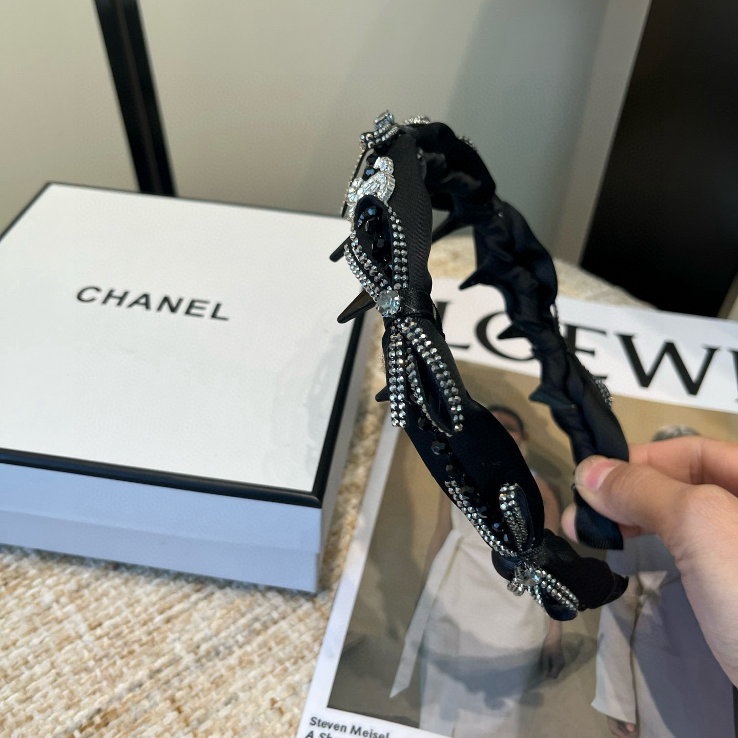 🎁配包装盒Chanel (香奈儿)最新款小香发箍，超级好看！名媛范儿十足，小仙女必备…