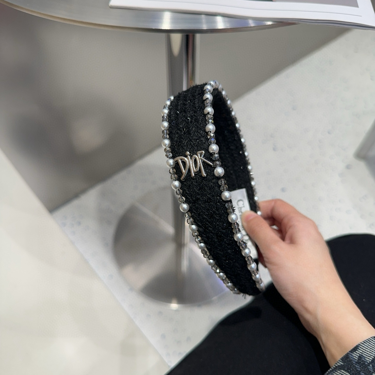 🎁配包装盒Dior（迪奥）新款发箍，特别好看！时尚百搭，简单又实用，小姐姐必备