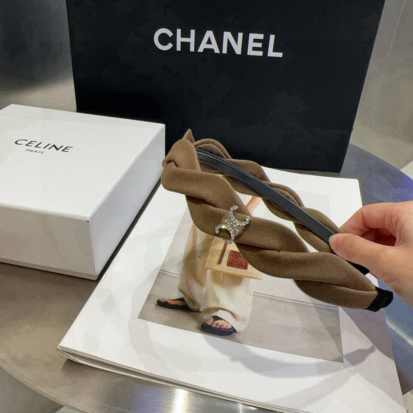 🎁配包装盒CELINE（赛琳）凯旋门新款发箍，时尚百搭！甜酷女神必备单品