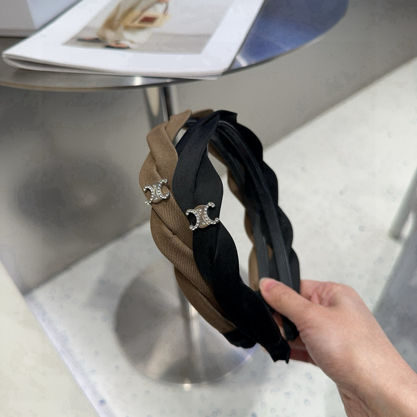 🎁配包装盒CELINE（赛琳）凯旋门新款发箍，时尚百搭！甜酷女神必备单品
