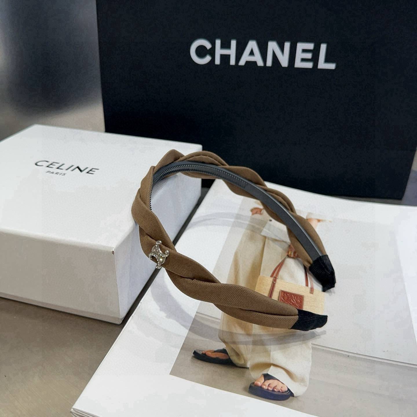 🎁配包装盒CELINE（赛琳）凯旋门新款发箍，时尚百搭！甜酷女神必备单品