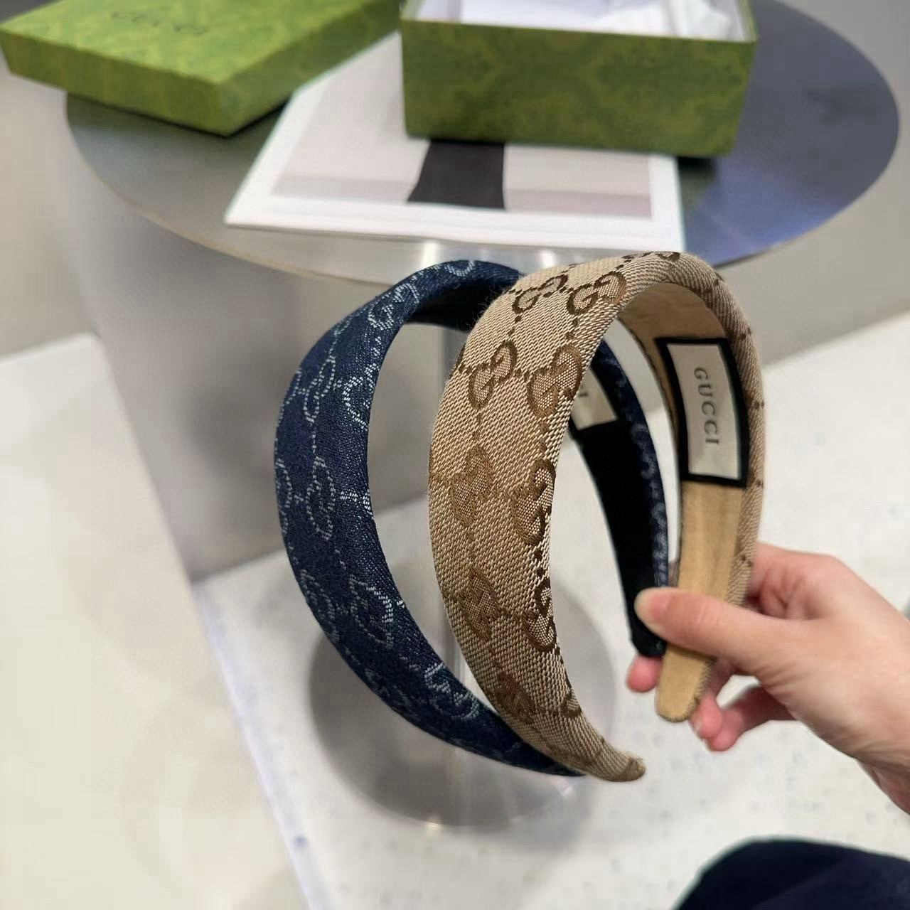 🎁配包装盒Gucci(古奇) GG字母发箍，经典字母，时尚百搭，特别耐看，永不过时…