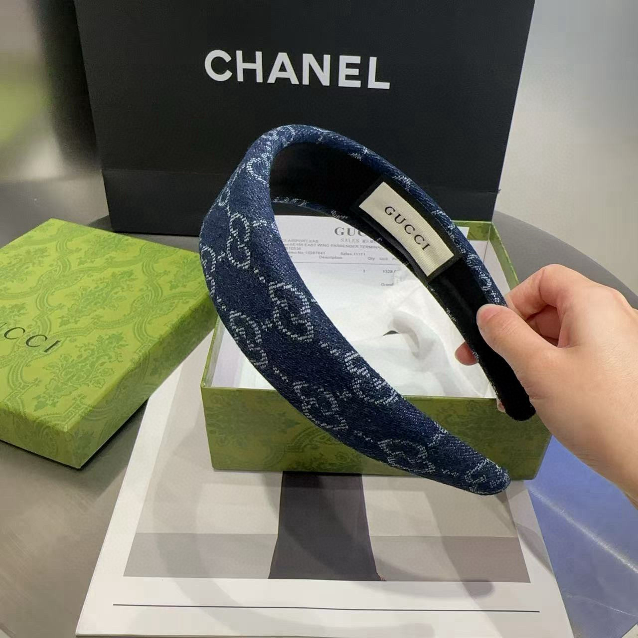 🎁配包装盒Gucci(古奇) GG字母发箍，经典字母，时尚百搭，特别耐看，永不过时…