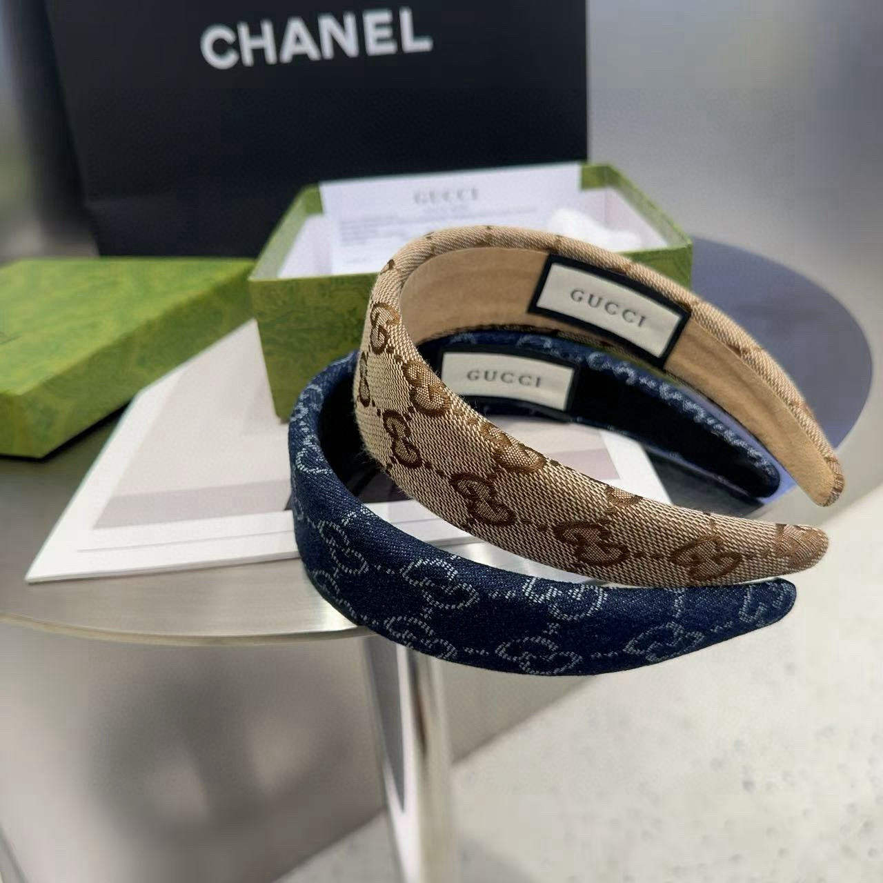🎁配包装盒Gucci(古奇) GG字母发箍，经典字母，时尚百搭，特别耐看，永不过时…