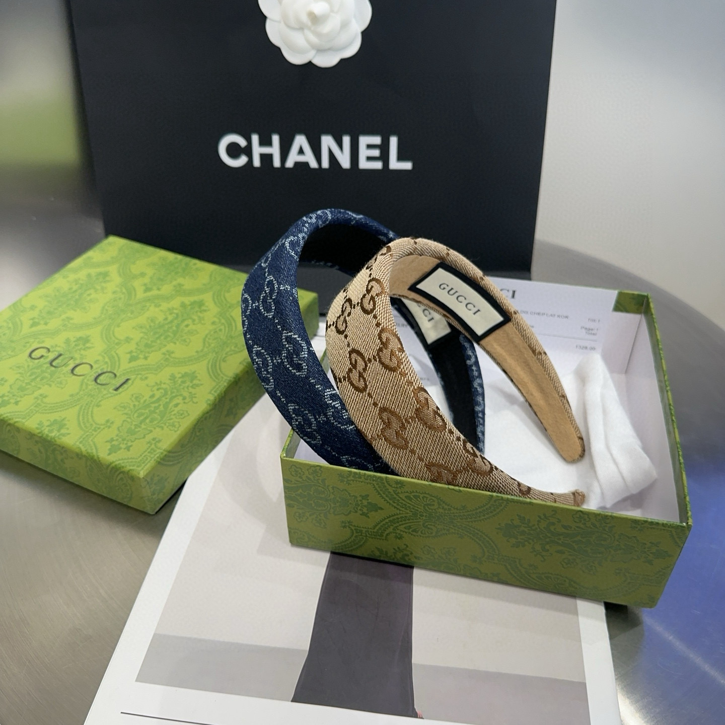 🎁配包装盒Gucci(古奇) GG字母发箍，经典字母，时尚百搭，特别耐看，永不过时…