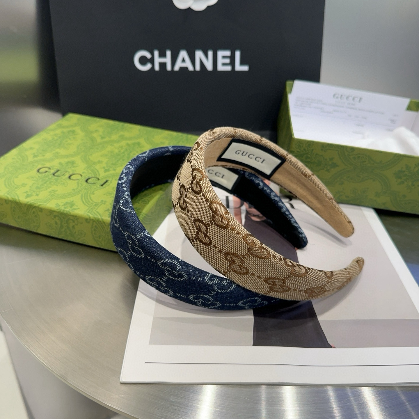 🎁配包装盒Gucci(古奇) GG字母发箍，经典字母，时尚百搭，特别耐看，永不过时…