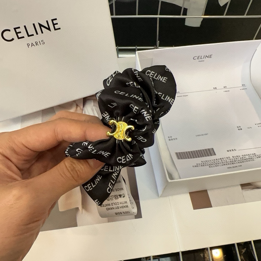 🎁配包装盒CELINE（赛琳）凯旋门发圈，时尚潮流，实用百搭，小姐姐必备单品