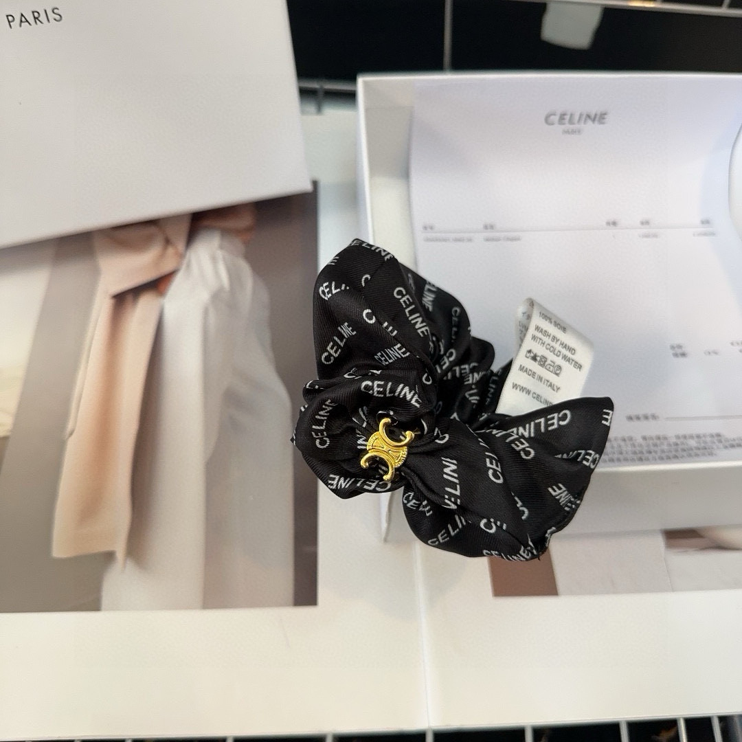 🎁配包装盒CELINE（赛琳）凯旋门发圈，时尚潮流，实用百搭，小姐姐必备单品