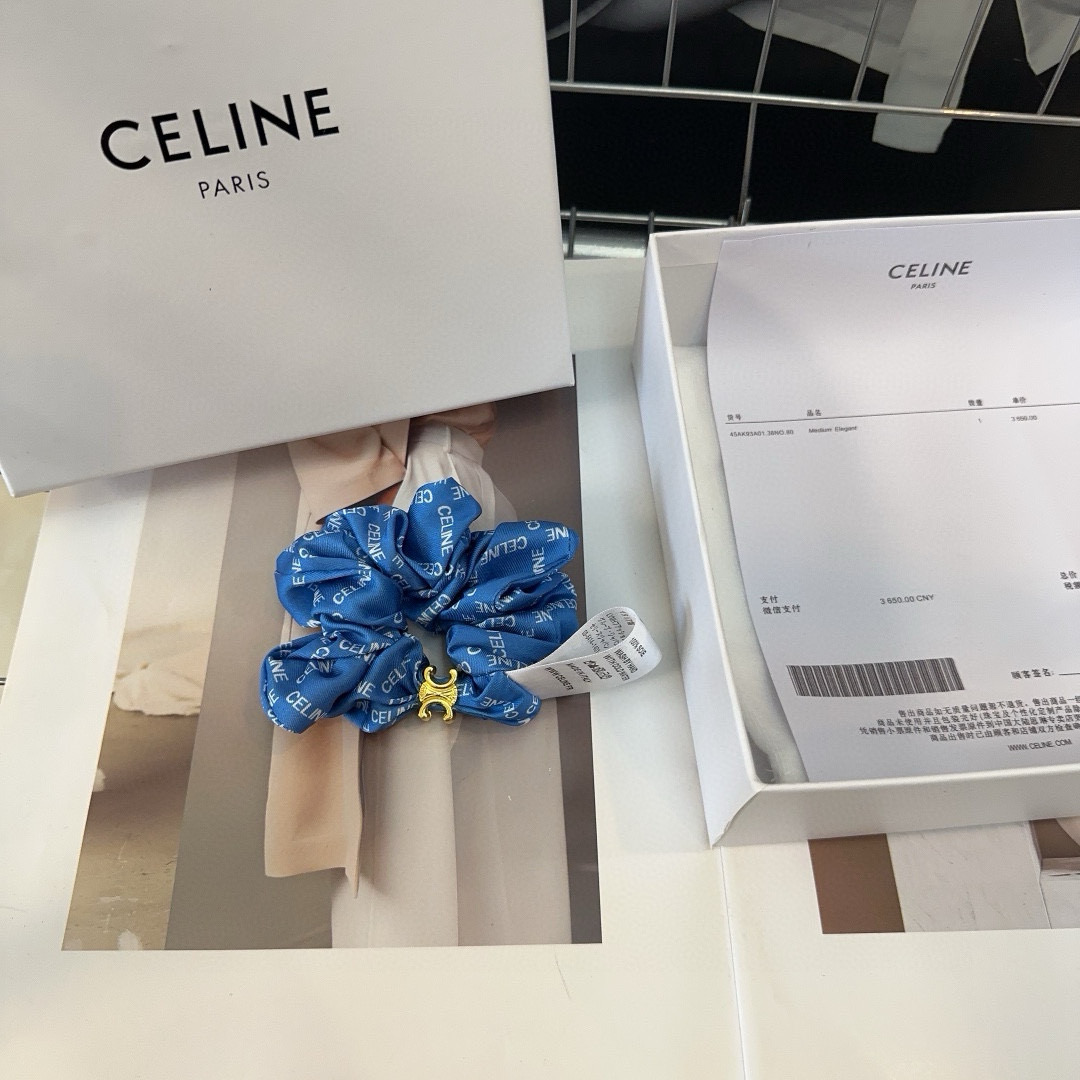 🎁配包装盒CELINE（赛琳）凯旋门发圈，时尚潮流，实用百搭，小姐姐必备单品