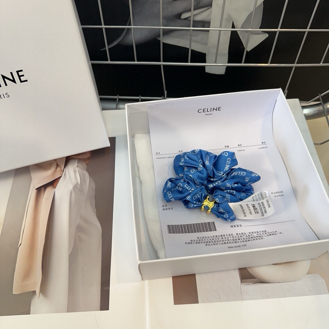 🎁配包装盒CELINE（赛琳）凯旋门发圈，时尚潮流，实用百搭，小姐姐必备单品