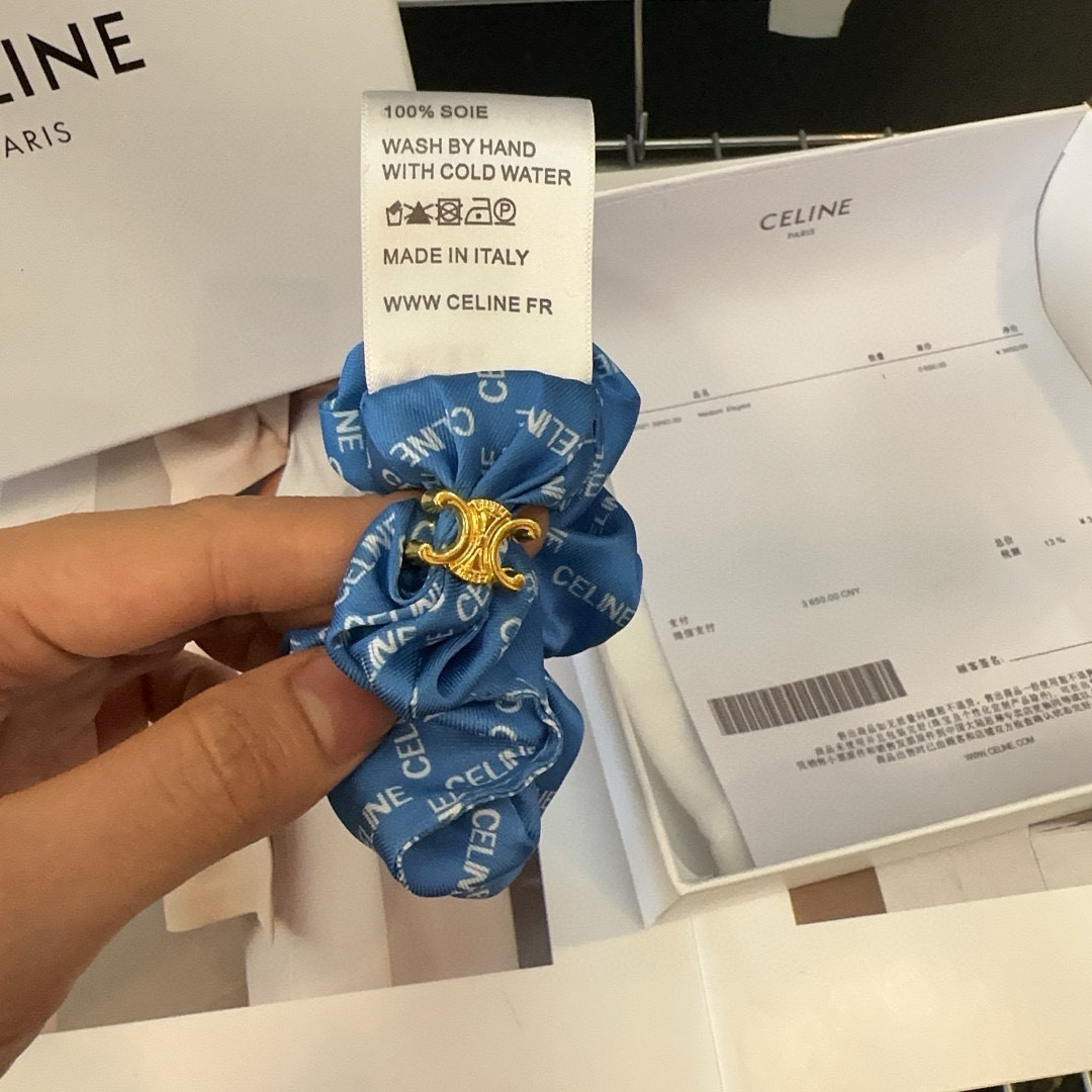 🎁配包装盒CELINE（赛琳）凯旋门发圈，时尚潮流，实用百搭，小姐姐必备单品
