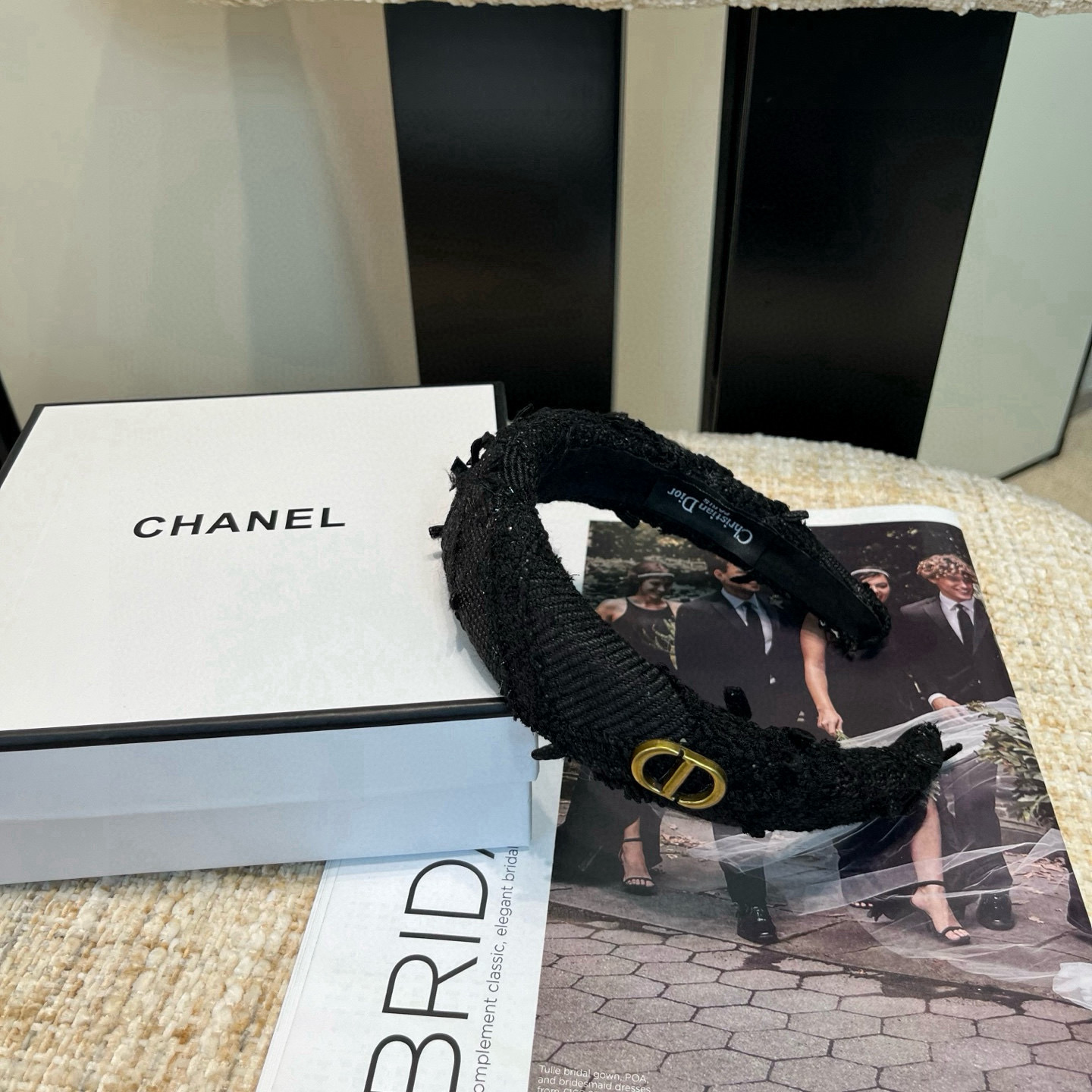 🎁配包装盒Dior（迪奥）新款CD发箍，简单实用 时尚潮流！小仙女必备…