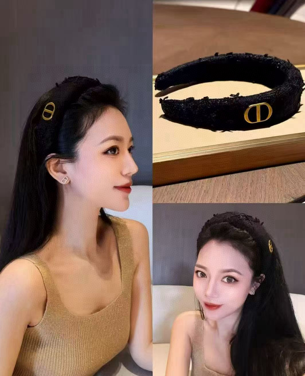 🎁配包装盒Dior（迪奥）新款CD发箍，简单实用 时尚潮流！小仙女必备…