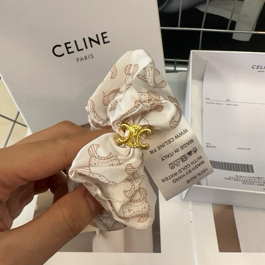 🎁配包装盒CELINE（赛琳）凯旋门发圈，时尚潮流，实用百搭，小姐姐必备单品