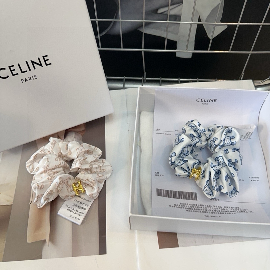 🎁配包装盒CELINE（赛琳）凯旋门发圈，时尚潮流，实用百搭，小姐姐必备单品