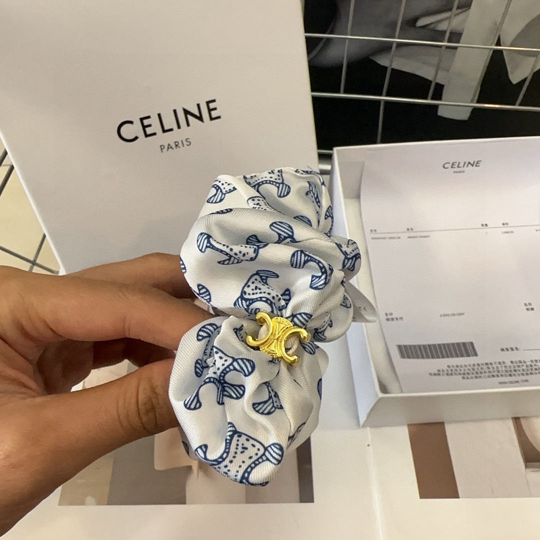 🎁配包装盒CELINE（赛琳）凯旋门发圈，时尚潮流，实用百搭，小姐姐必备单品