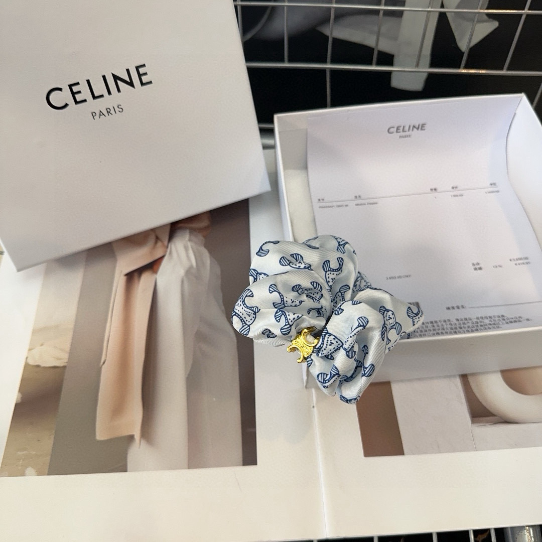 🎁配包装盒CELINE（赛琳）凯旋门发圈，时尚潮流，实用百搭，小姐姐必备单品