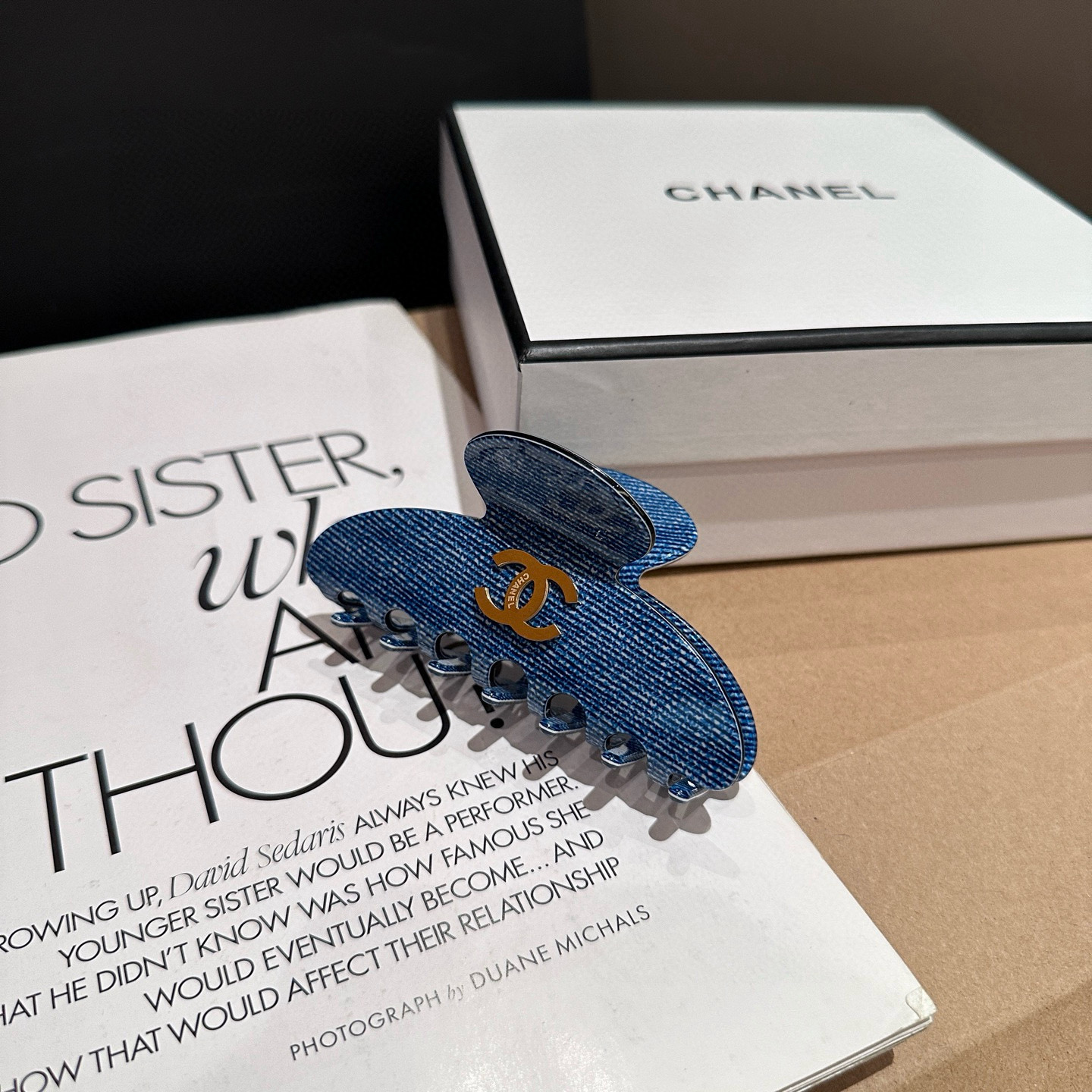 🎁配包装盒Chanel (香奈儿)最新款小香抓夹．超级好看！名媛范儿十足，小仙女必备…