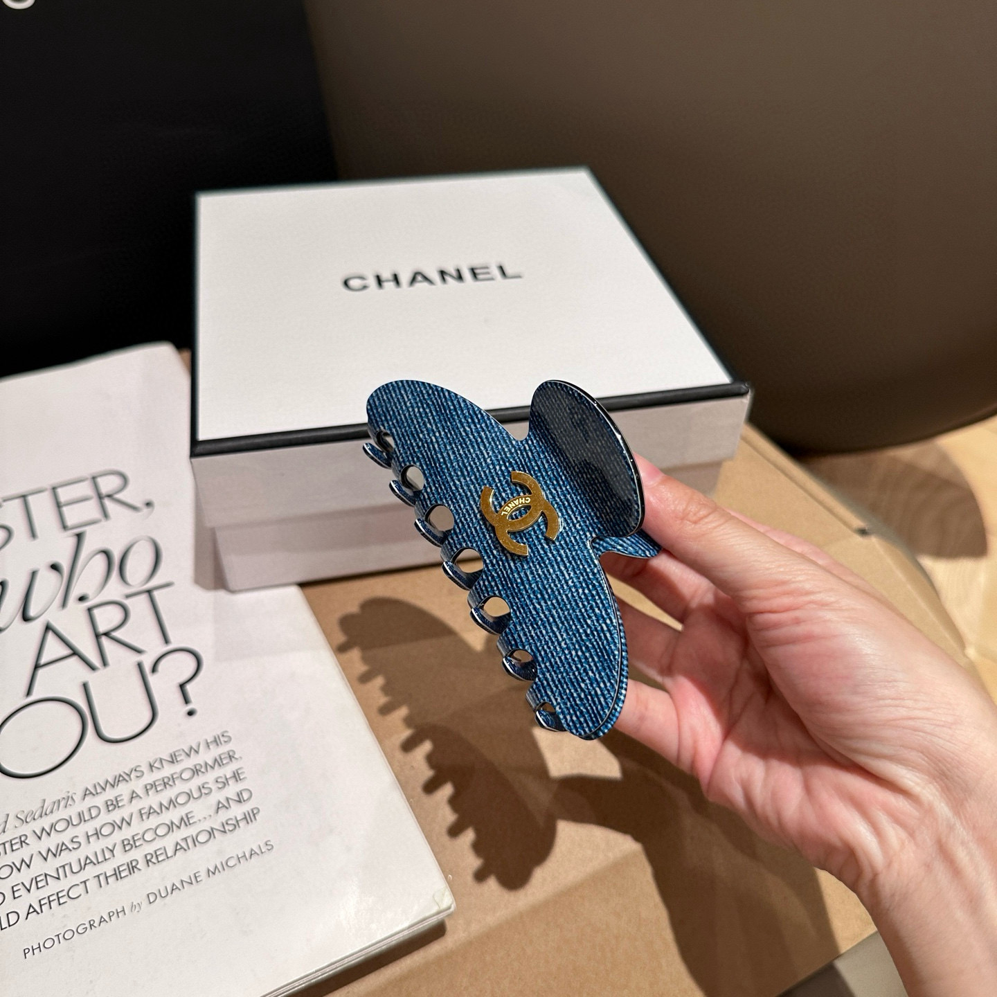 🎁配包装盒Chanel (香奈儿)最新款小香抓夹．超级好看！名媛范儿十足，小仙女必备…